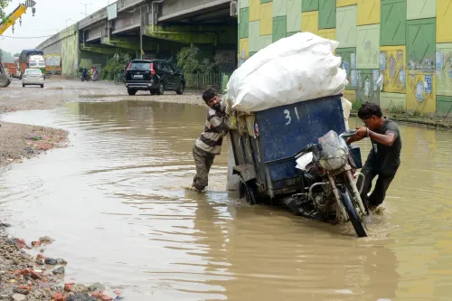 Jalandhar: Heavy rain disrupts normal life