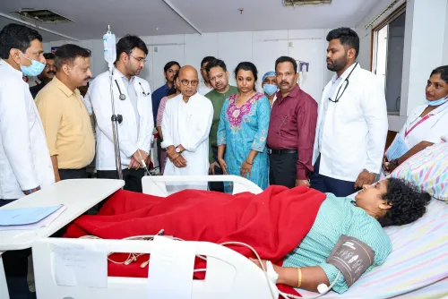 Bengaluru: Minister visits wall collapse spot and hospital