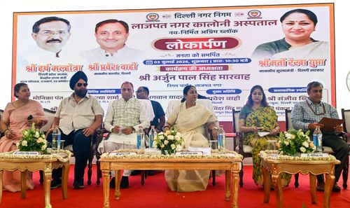 उद्घाटन समारोह में मुख्यमंत्री रेखा गुप्ता