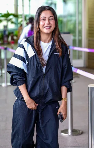 Mumbai: Shehnaaz Gill Spotted At Airport