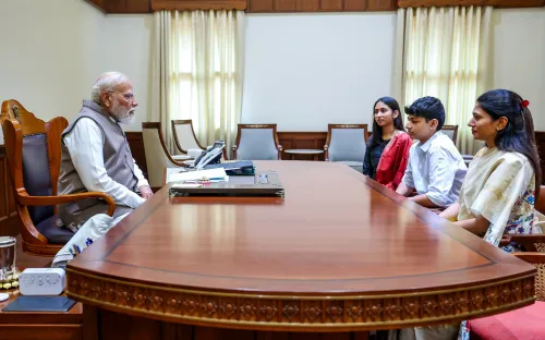 New Delhi: Raksha Khadse Engages with PM Narendra Modi