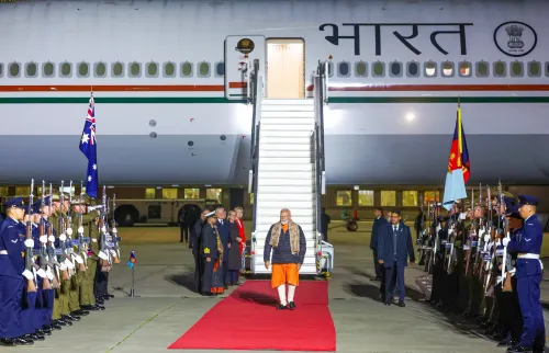 Melbourne: PM Modi Arrives in Australia