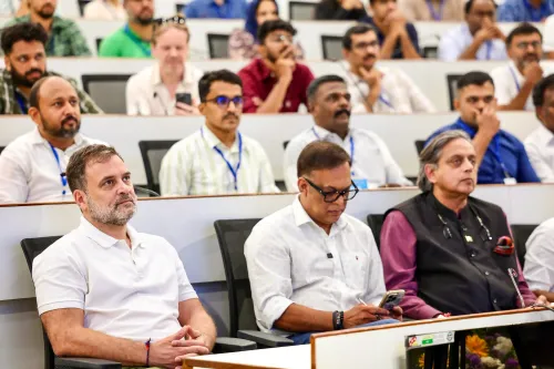 Thiruvananthapuram: Rahul Gandhi Engages with IT Experts at Technopark
