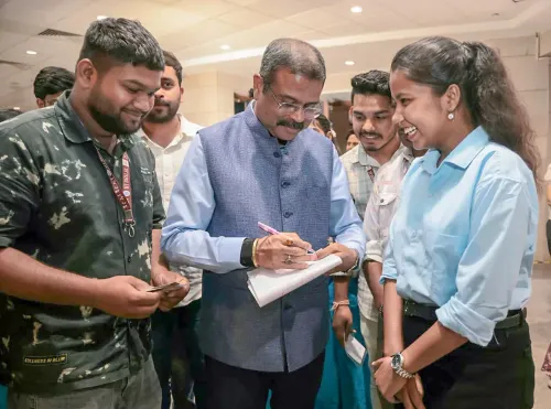 New Delhi: Dharmendra Pradhan at Yuva Sangam Phase VI programme