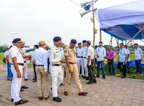 Kolkata: Preparations underway for Eid-ul-Adha prayers at Brigade Parade Ground