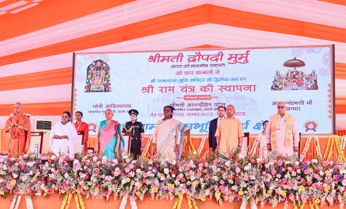 Ayodhya: President Murmu Leads the Ritual of Shri Ram Yantra
