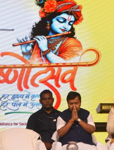 कृष्णोत्सव में नितिन नबीन की उपस्थिति