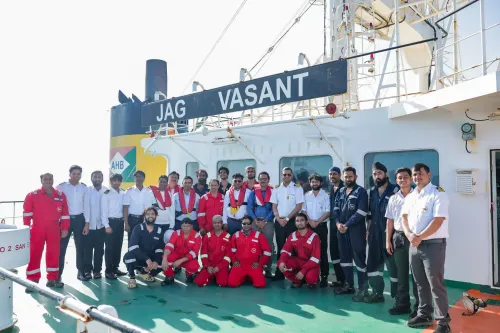 Jamnagar: MT Jag Vasant Arrives with LPG Cargo at Vadinar Terminal