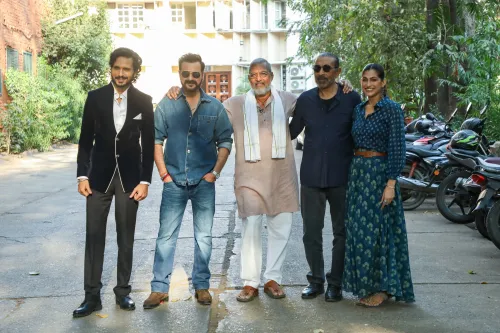 Mumbai: Sankalp Film Cast Engages in Promotional Activities at Mehboob Studios