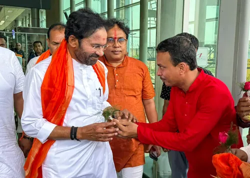 Paschim Bardhaman: G Kishan Reddy Reaches Durgapur