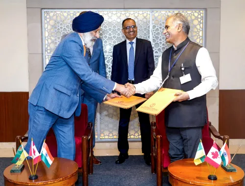 New Delhi: Secretary Avinash Joshi of MoFPI Participates in MoU Signing with the University of Saskatchewan