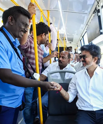 Chennai: CM Vijay Flags Off 300 New Buses