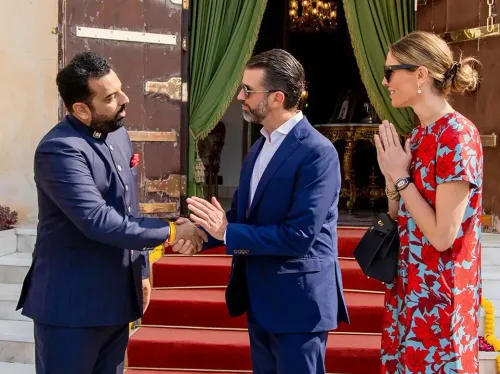 Donald Trump Jr. Participates in Wedding Ceremony in Udaipur