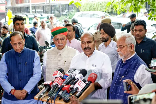 New Delhi: BJP Team Engages with Election Commission