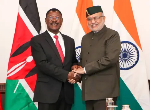 New Delhi: C. P. Radhakrishnan meets Kenyan National Assembly Speaker