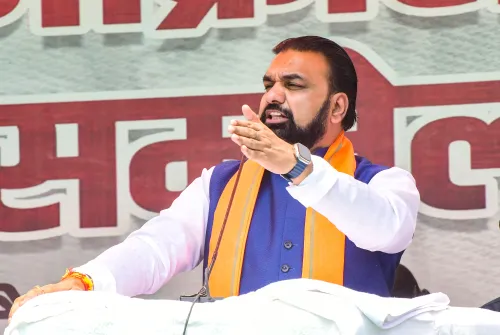 Patna: Samrat Choudhary Speaks at Mahila Sammelan