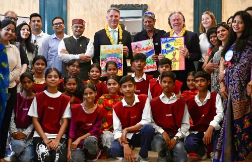 New Delhi: Australian Dy PM Richard Marles, Kapil Dev attend community event