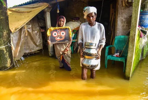 Odisha: Flood situation disrupts normal life