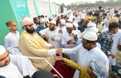 Patna: Eid al-Adha prayers at Gandhi Maidan