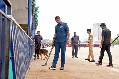 Bengaluru: Preparations underway at Manekshaw Parade Grounds for Independence Day