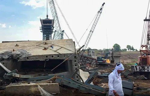 Under-construction bridge collapses in Hamirpur