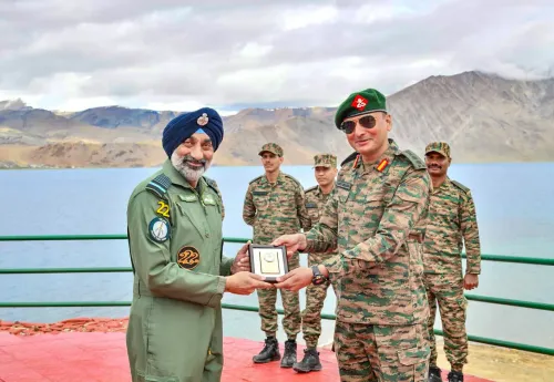 Northern Sector: Air Chief Marshal A.P. Singh reviews operational preparedness