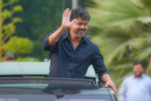 New Delhi: Vijay Departs Following CBI Appearance