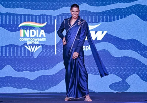 राष्ट्रमंडल खेल 2026 से पहले किट अनावरण में भारतीय खिलाड़ी
