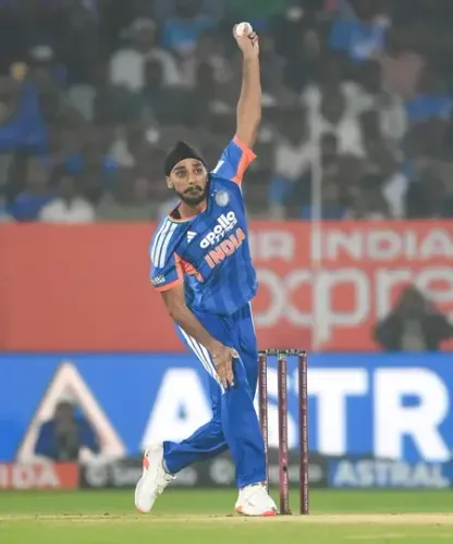 How Did Arshdeep Singh Achieve a Five-Wicket Haul as India Defeated New Zealand by 46 Runs?