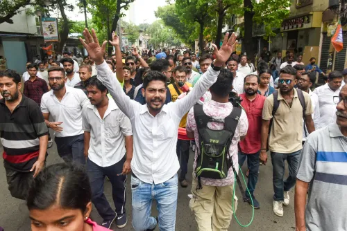 बारुईपुर मामला: TMC का बैलीगंज फाड़ी से हाज़रा तक मार्च