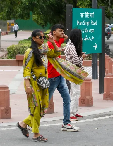 कर्तव्य पथ पर आँधी के बाद सुहाना मौसम