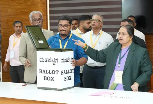 Bengaluru: MLAs cast votes in Karnataka Legislative Council polls