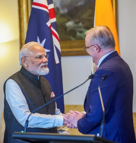 मोदी अल्बनीज़ की संयुक्त प्रेस वार्ता: MoU आदान प्रदान