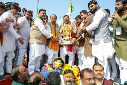 बुलंदशहर में पंकज चौधरी का स्वागत