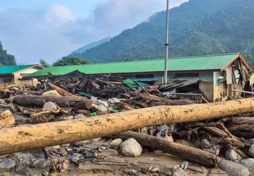 Panyor: Flash Flood Damages Houses in Arunachal Pradesh