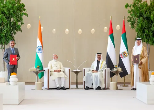 अबू धाबी: मोदी और UAE राष्ट्रपति की उपस्थिति में MoUs का आदान-प्रदान
