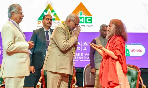 New Delhi: VP C. P. Radhakrishnan speaks at International Meditation Leaders Summit