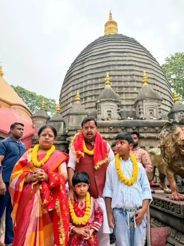 Guwahati:  Nitin Nabin Offers Prayers At Kamakhya Temple