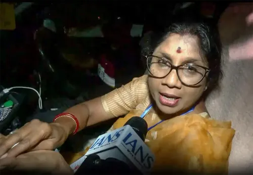 Kolkata: TMC leaders stage dharna outside Netaji Indoor Stadium