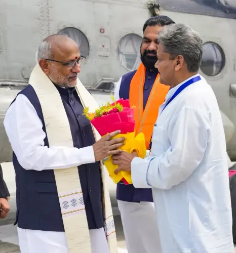 मोतिहारी: उपराष्ट्रपति सीपी राधाकृष्णन बिहार पहुंचे