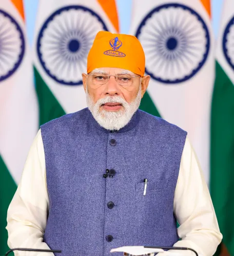 Navi Mumbai: PM Modi Speaks at the 350th Shaheedi Samagam of Sri Guru Tegh Bahadur Ji