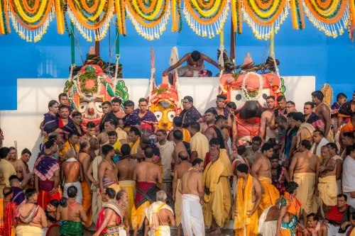 पुरी के श्री जगन्नाथ मंदिर में स्नान यात्रा का पर्व