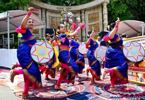 बेंगलुरु: चालुक्य सर्कल में बसव जयंती समारोह