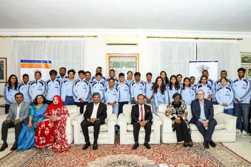 Team India in Pretoria