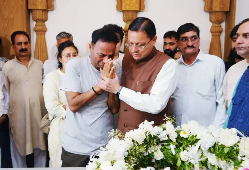 CM धामी ने जसपाल राणा के परिजनों से की मुलाकात