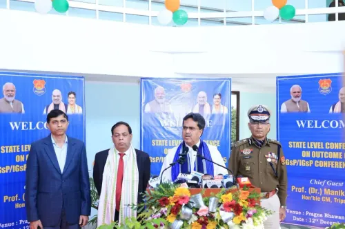 Has over 70% of PM Modi's internal security directives been implemented in Tripura?