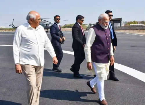 Sanand: PM Modi Arrives for the Opening of Micron Semiconductor Facility