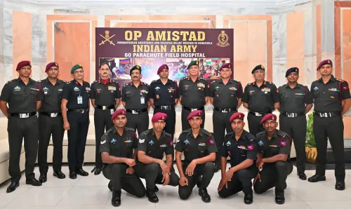 जनरल धीरज सेठ ने वेनेज़ुएला HADR मिशन के जवानों को सराहा