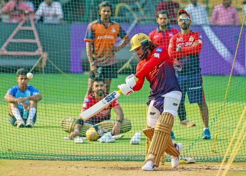 आईपीएल 2026 से पहले रजत पाटीदार ने नेट्स में दिखाया दमखम, गुजरात टाइटंस के खिलाफ मैच की तैयारी