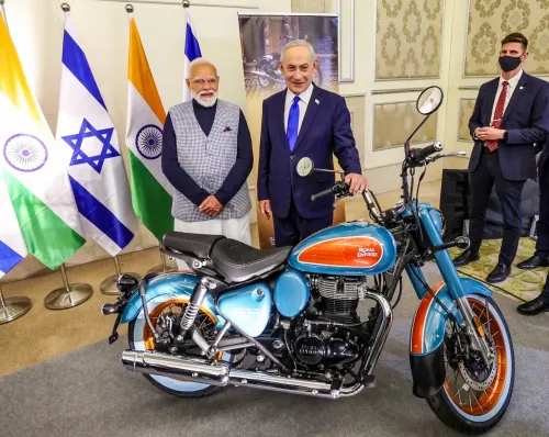 तेल अविव: पीएम मोदी ने 'प्रमुख इजरायली तकनीकों' प्रदर्शनी का निरीक्षण किया